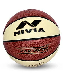 NIVIA Tucana Basketball Size 6 - Maroon Off White