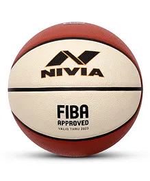 NIVIA Top Grip 3.0 Basketball Size 7 - Red Cream