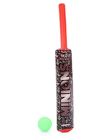 Minions   Large Bat With Plastic Ball - Red and Green