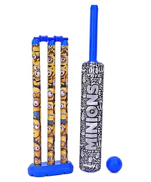 Minions Plastic Jumbo Cricket Kit - Blue