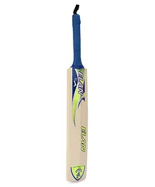 Elan Willow Cricket Bat Medium Size 1 - Blue and Light Green
