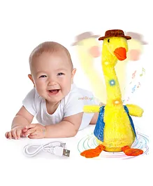 Fiddlerz Dancing & Talking Duck Toy - Yellow