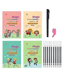 OPINA Sank Magic Reusable Tracing Book Pack of 4 - English