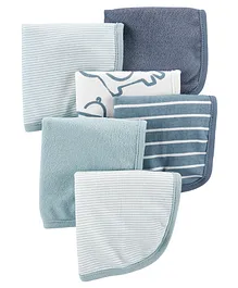 Carter's Cotton Wash Cloths Pack of 6 - Multicolour