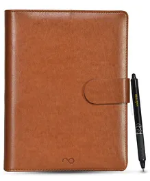 Infinote Executive Reusable Stone Paper Smart Notebook and Planner (Brown A5)