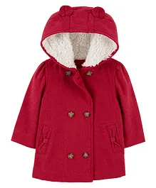 Carter's Hooded Coat - Red