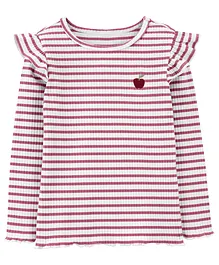 Carter's Apple Flutter Tee - Pink
