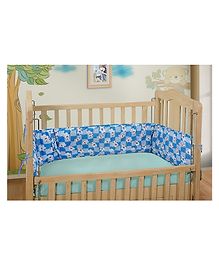 DearJoy Baby Crib Bedding Bumper Teddy Print - Blue