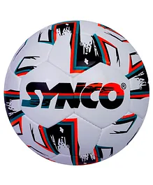 SYNCO FIFA Pro PU Soccer Ball Size 5 - White 