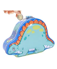 Toyshine Dinosaur Piggy Bank With Security Lock & Keys (Colour May Vary)