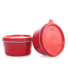 Cello Max Fresh Hot Wave 2 Lunch Box - Red