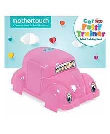 Mothertouch Car Shaped Potty Training Seat With Lid - Pink