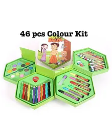 Yunicorn Max Drawing Colour Kit Set 46  Pieces - Green