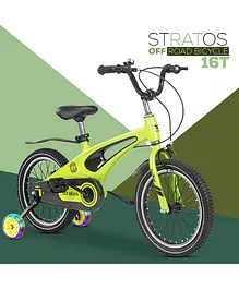 Baybee Stratos Bicycle with Training Wheels 16 Inches - Green