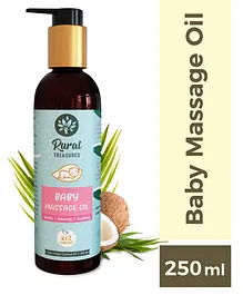 Rural Treasure Natural Baby Massage Extra Virgin Coconut Oil - 250 ml