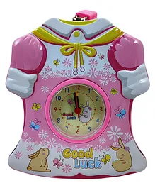 SANJARY Metal Dress Shaped Piggy Bank with Alarm (Colour May Vary)