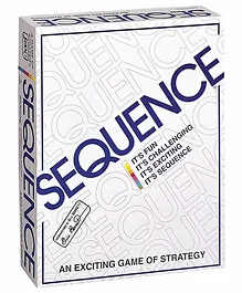 SANJARY Sequence Strategy Card Game - Multicolor