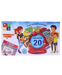 Toyenjoy Fun With 20 In 1 Game - Multicolor