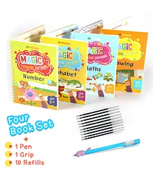 Magic Writing Practice Book With Pen Set of 4 - English