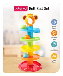 Babyhug Roll Ball Tiger Shaped Set - Multicolour