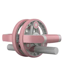 Strauss Multifunctional Exercise Ab Wheel Roller - Pink
