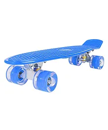 Strauss Cruiser Penny Board with LED Wheels - Blue