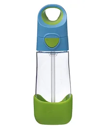 B.Box Tritan Straw Drinking Water Bottle Ocean Breeze Blue Green - 450 ml