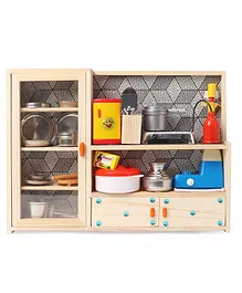 Prime Grand Kitchen Stand Wooden - Multicolor