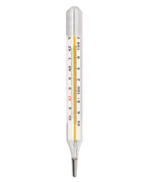 Dr. Odin Clinical Oval Mercury Thermometer With Large Display - White