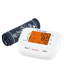 Dr. Odin Fully Automatic Digital Blood Pressure Monitor With Large Cuff - White