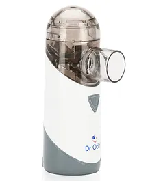 Dr. Odin iNebCare Machine Rechargeable Pocket Size Mesh Nebulizer White Grey - 8 ml