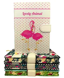 FunBlast Diary Flamingo Print - 120 Pages