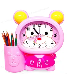 FunBlast Twin Bell Alarm Clock with Pen Holder - Multicolour