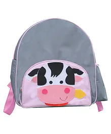 SNM Lori Cow Waterproof School Bags Grey - 15 Inches