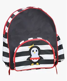 SNM Barbara Penguin Waterproof School Bags Black - 15 Inches