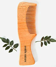 Enable Nature Pure Neem Wood Comb - Brown