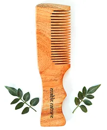 Enable Nature Pure Neem Wood Comb - Brown