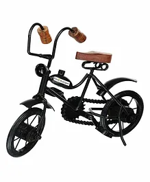 Desi Karigar Wooden & Iron Cycle - Black & Brown
