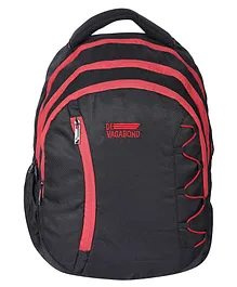 De Vagabond Dobby Polyester Backpack Leon Black 23 Litres - Height 17 Inches
