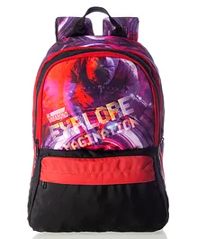 De Vagabond Hevia Polyester School Backpack Red - 14.1 Inches