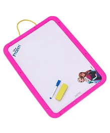Disney Frozen 2 in 1 Magnetic Board With Marker & Duster - Pink