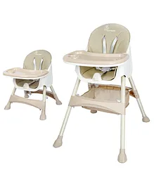 R for Rabbit Sugar Doodle Convertible High Chair to Toddler Chair - Sand Brown