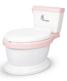R for Rabbit Little Grown Up Potty Seat - White Pink