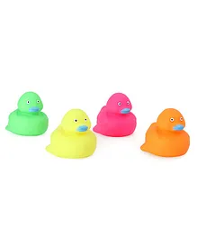 Itoys Squeezeable Water Animal Bath Toys Set of 4 - Multicolour