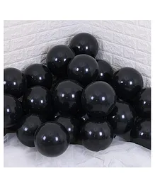 Skylofts Metallic Balloon Black - Pack of 100