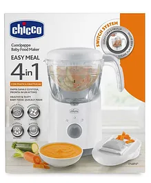 Chicco 4 In 1 Easy Meal Baby Food Maker - White