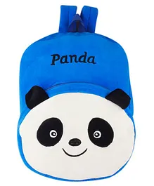 SS Impex Panda Plush School Bag Blue - 14.5 Inches