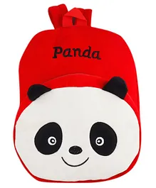 SS Impex Panda Plush School Bag Red - 14.5 Inches