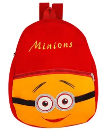 SS Impex Minions Plush School Bag Multicolour - 14.5 Inches