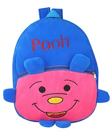 SS Impex Pooh Plush School Bag Multicolour - 14.5 Inches